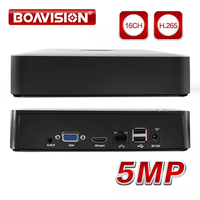Mini CCTV NVR 16CH 5MP 1080P H.265 wideo DVR rejestrator wideo Onvif do pełnego aparat IP HD System nadzoru bezpieczeństwa alarmu XMEye 1